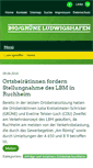 Mobile Screenshot of gruene-lu.de